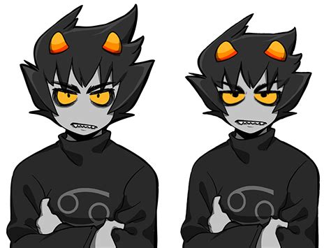 Karkat Sprite Really Bugged Me Left So I Fixed It Right Rhomestuck