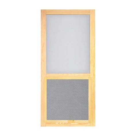 Experts recommend that you roll the new screen. Woodcraft Pet Guard Insert Screen Door - Screen Tight