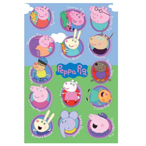 Pictures Of All Peppa Pig Characters Axiorg