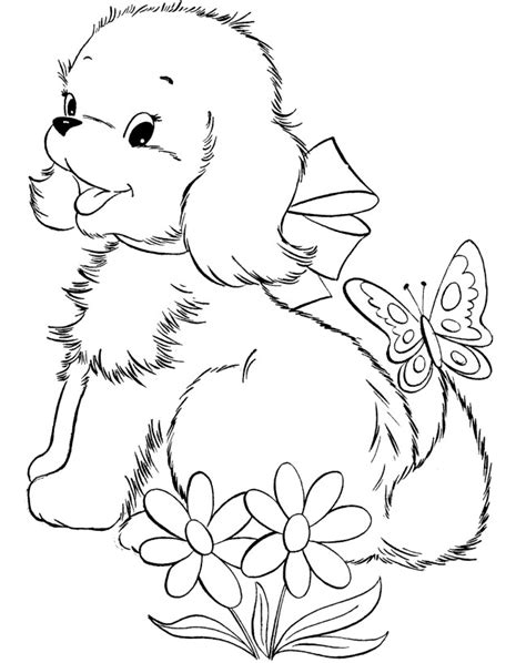 This website offers a wide variety of coloring sheets on puppies. Christmas Puppy Coloring Pages | Wallpapers9
