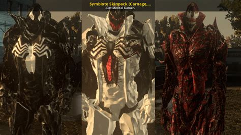 Symbiote Skinpack Carnage Venom And Anti Venom Prototype 2 Mods