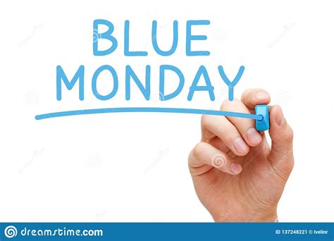 Blue Monday The Most Depressing Day Stock Image Image Of