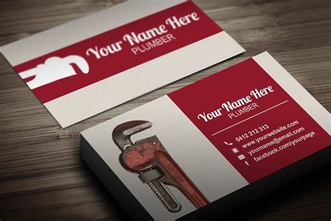 Plumbers Business Cards