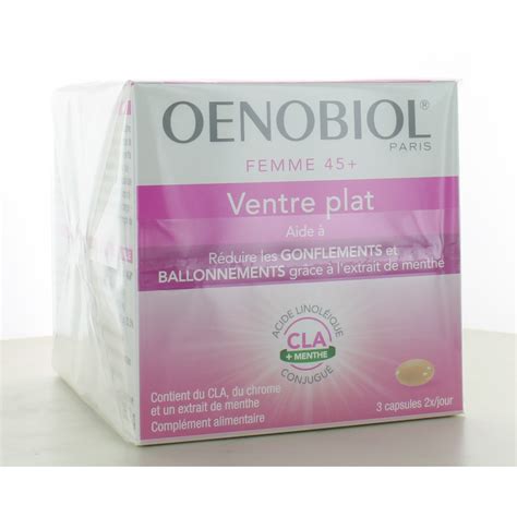 Oenobiol Ventre Plat Femme 45 2x60 Capsulesunivers Pharmacie