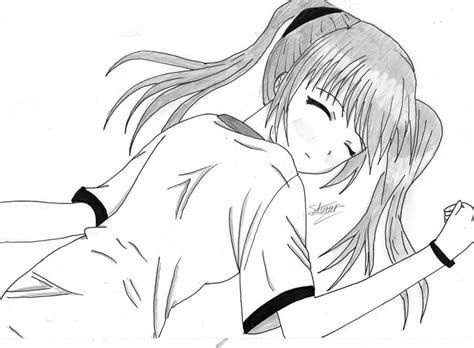 Lazy Anime Girl By Flashtheteddy On Deviantart