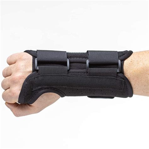 Carpal Tunnel Wrist Brace Support With Metal Splint Left Hand Lxl