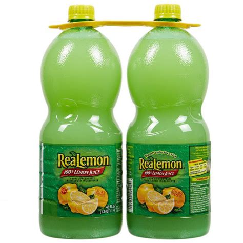 Realemon Lemon Juice 2 X 48 Fl Oz Costco Food Database
