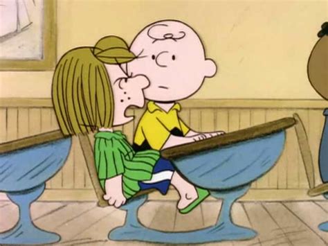 Season 1 Episode 1 Snoopy S Cat Fight Peppermint Patty And Charlie Brown Have To Share A Desk