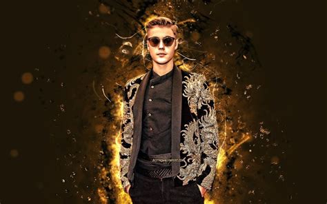 Download Wallpapers 4k Justin Bieber Superstars American Celebrity