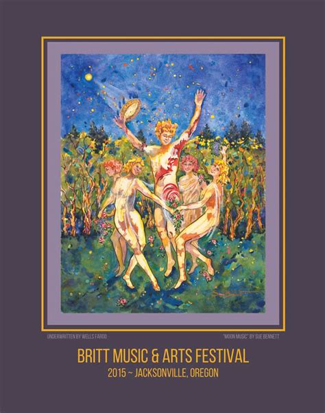 The Story Of The 2015 Britt Fine Art Poster Moon Music By Sue