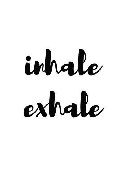 Inhale Exhale Tattoo Frames On Wall Framed Wall Art Wall Collage