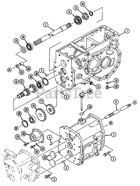 Cub Cadet 7260 54a 435d100 Cub Cadet Compact Tractor Transmission