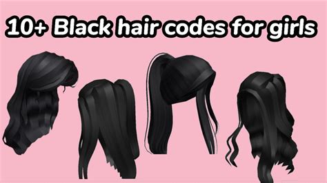10 Black Aestheticpreppy Hair Codes Links For Girls For Bloxburg