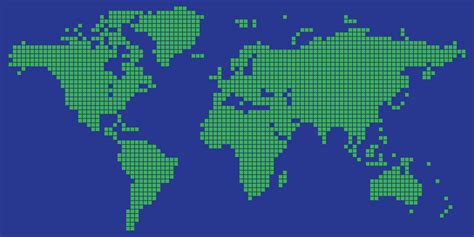 Pixel World Map