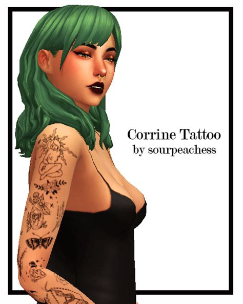 Sims 4 Maxis Match Cc Reblog — Sourpeachess Corrine