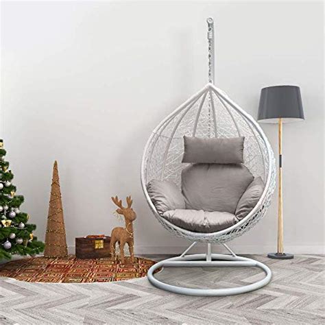 Shop items you love at overstock, with free shipping on everything* and easy returns. Yaheetech White Rattan Hanging Swing Chair,Stand+Cushion ...