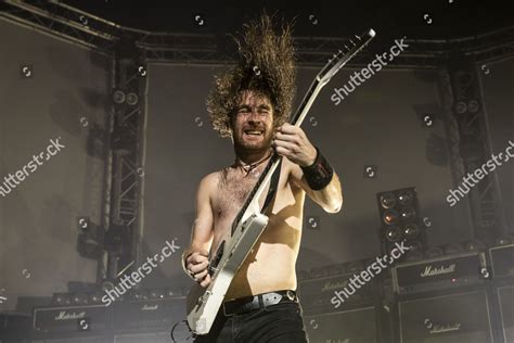 Australian Hard Rock Band Airbourne Perform Editorial Stock Photo