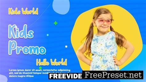 Happy Kids Promo Slideshow Video Template 34117498