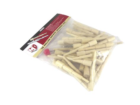 Miller Dowel 2x Starter Set With Stepped Bit And 50 Birch Dowels