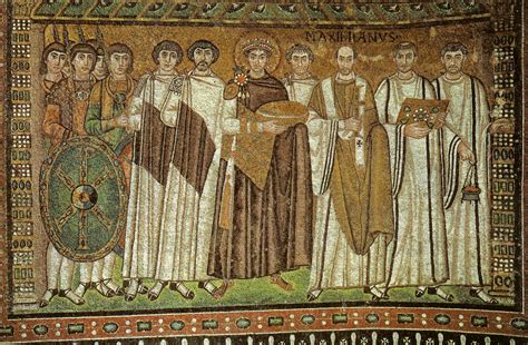 Emperor Justinian And His Attendants University Of Science And Arts
