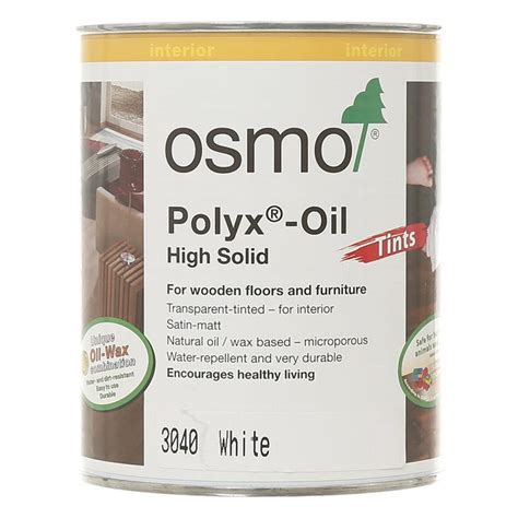 Osmo Polyx Hardwax Oil Tint White 750ml