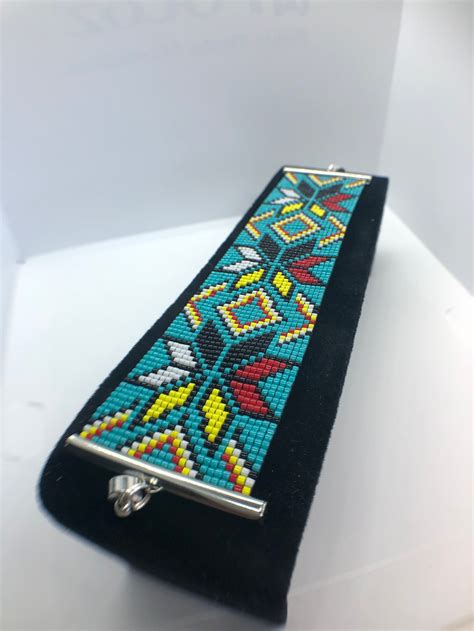 Beaded Native American Bracelet Etsy Uk
