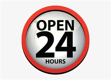 24 Hours Png Hd Open 24 Hours Logo Png Png Image Transparent Png