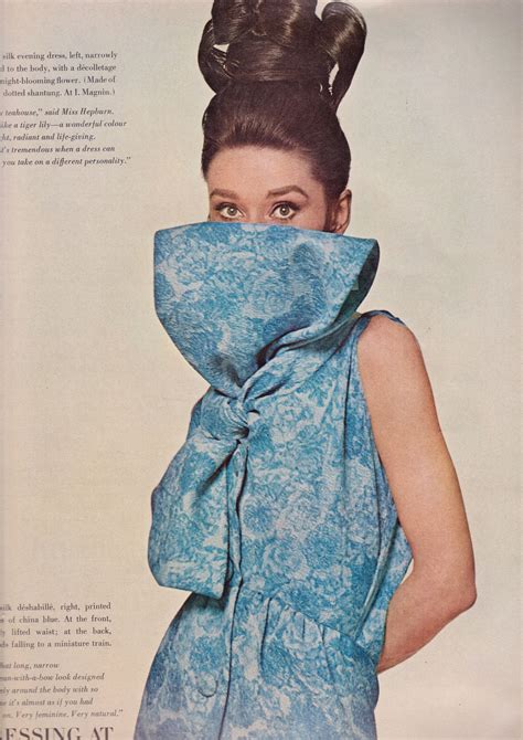Audrey Hepburn Shot By Bert Stern For Vogue 1963 Fashion 1960s