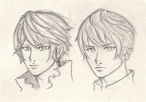 3 Min Sketch Qayin And Havel Faces By Bunnyvoid On Deviantart