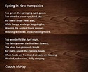 Spring In New Hampshire Poem by Claude McKay - Poem Hunter