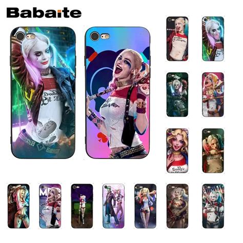 Babaite Harley Quinn Suicide Squad Novelty Fundas Phone Case Cover For