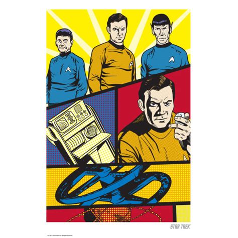 Star Trek Fine Art Print Trek Goes Pop Homeware