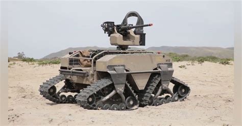 Armed Unmanned Ground Vehicles Ugvs Robots Military Aerospace