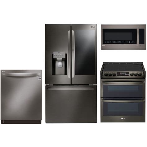 Shop wayfair for all the best kitchen appliance packages. LG 4-piece Kitchen Appliance Package with Electric Range ...