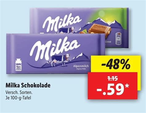Milka Schokolade 100g Angebot Bei Lidl