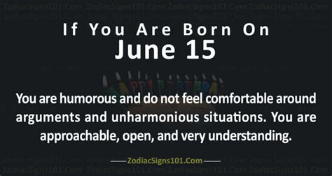 June 15 Zodiac Is Gemini Birthdays And Horoscope Zodiacsigns101