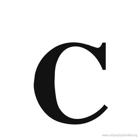 Also known as ascorbic acid, vitamin. Calligraphy Alphabet Roman C | Alphabet letters design ...