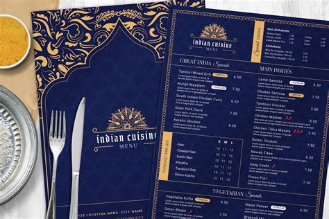 Indian Menu Template Designs Easy To Edit Musthavemenus Design Talk