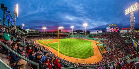 Fenway Park Sunset Photograph By Ryan Mckee Fine Art America