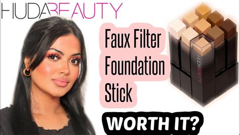 Huda Beauty Fauxfilter Foundation Stick First Impression Review