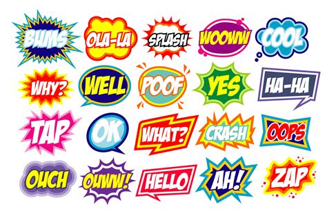 Comic Bubble Speech Comic Splash Graphic By Edywiyonopp · Creative Fabrica