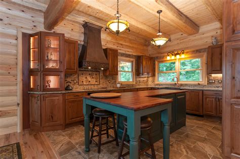 Modern Log Cabin Kitchen Ideas Jawel Home Ideas