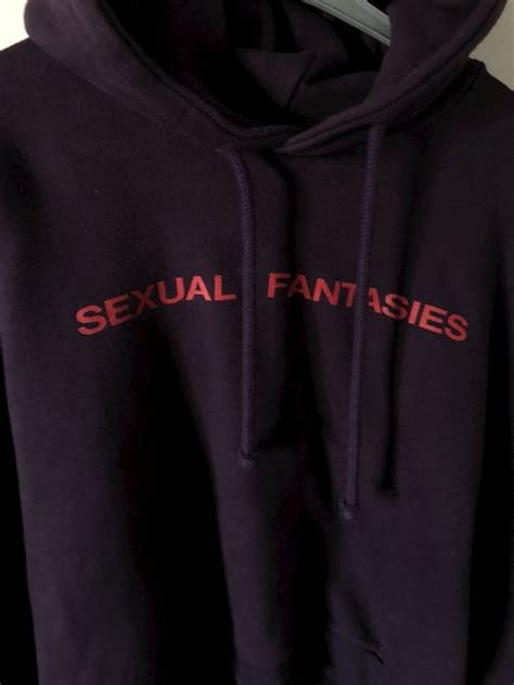 vetements vetements sexual fantasies hoodie grailed
