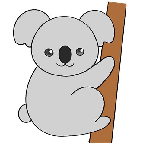How To Draw A Koala Easy Drawing Tutorial For Kids