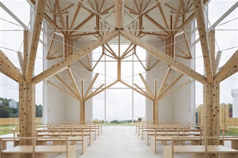 Stunning Japanese Chapel Showcases Tree Like Fractal Columns Curbed