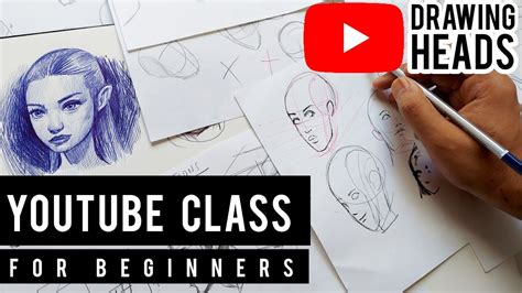 How To Draw Heads For Beginners Youtube Class Youtube