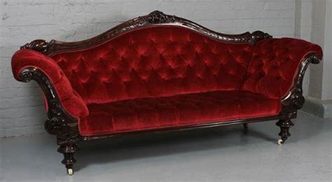 24 Red Velvet Chaise Lounge Sofa Designs In Victorian Style Velvet