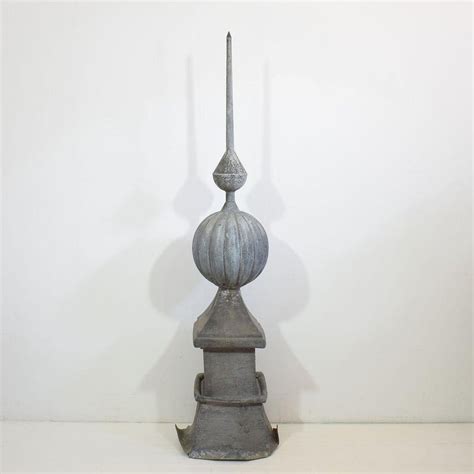 Large 19th Century French Zinc Roof Finial Spire At 1stdibs