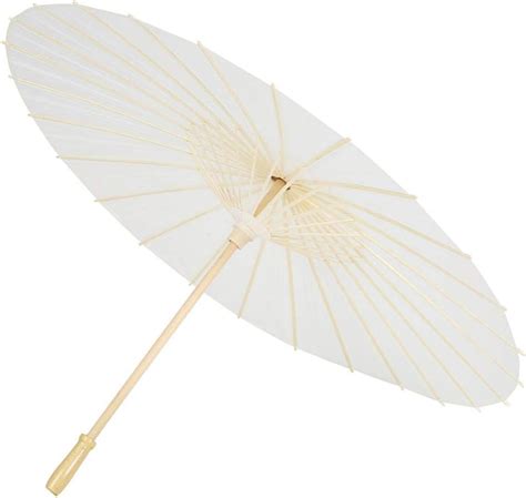Amazon Com White Classical Dance Paraso Paper Parasol Rainproof