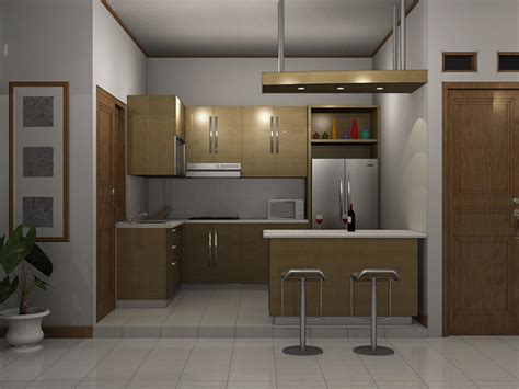 desain dapur minimalis modern kecil tapi cantik
